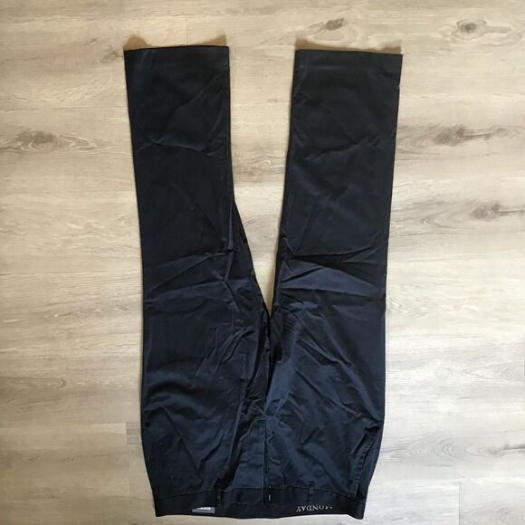 Bonobos Chino Pants Monday Mens 38 X 30 Black Flat Front Straight Leg Golf - Picture 4 of 8